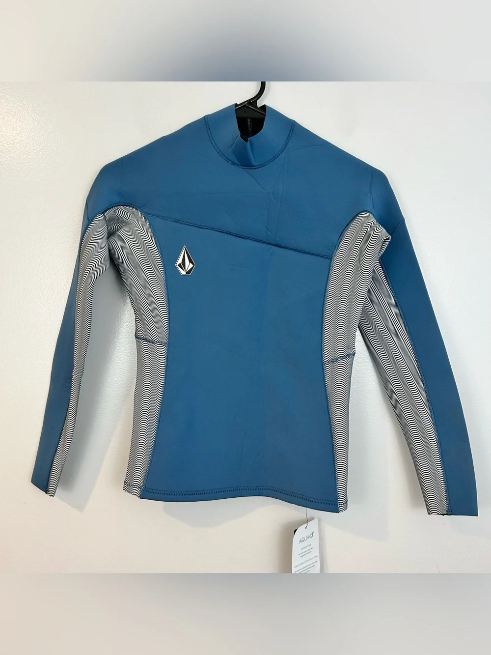 NWT Volvom Big Kids Long Sleeve Blue Wetsuit Jacket Surf Swim Size 16